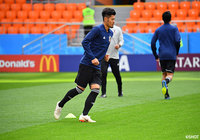 日本代表前日練習【2018FIFAワールドカップ ロシア】