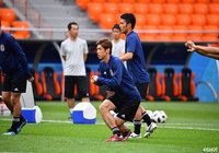 日本代表前日練習【2018FIFAワールドカップ ロシア】