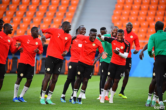 セネガル代表前日練習【2018FIFAワールドカップ ロシア】