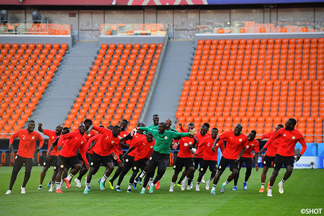セネガル代表前日練習【2018FIFAワールドカップ ロシア】