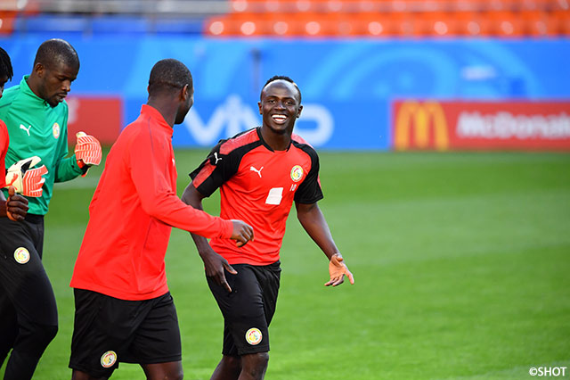 セネガル代表前日練習【2018FIFAワールドカップ ロシア】