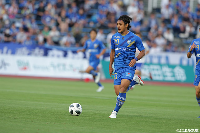 攻撃を牽引した中島 裕希（町田）だが、この日は1点が遠かった【明治安田Ｊ２ 第20節 町田vs新潟】