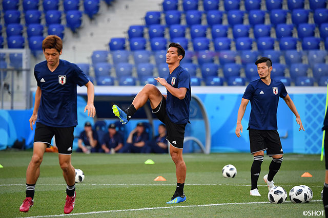 日本代表前日練習【2018FIFAワールドカップ ロシア】