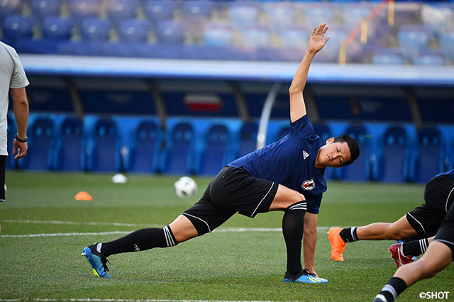 日本代表前日練習【2018FIFAワールドカップ ロシア】