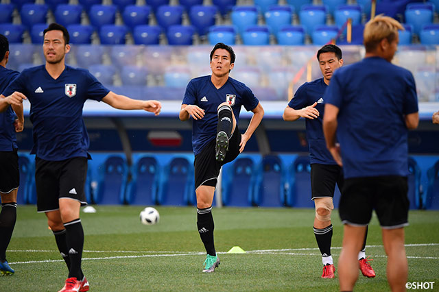 日本代表前日練習【2018FIFAワールドカップ ロシア】