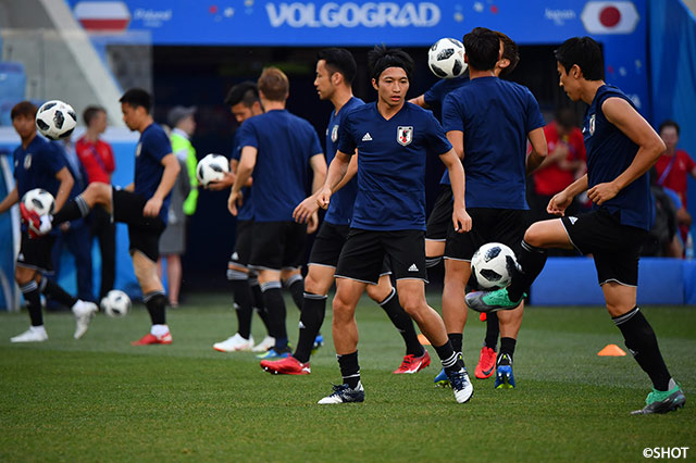 日本代表前日練習【2018FIFAワールドカップ ロシア】