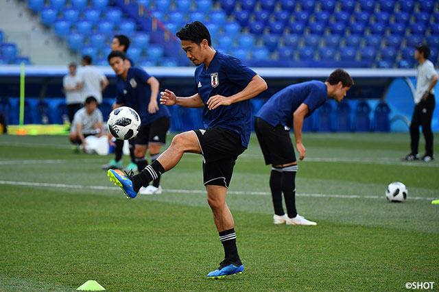 日本代表前日練習【2018FIFAワールドカップ ロシア】