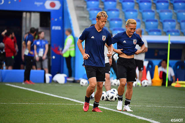 日本代表前日練習【2018FIFAワールドカップ ロシア】