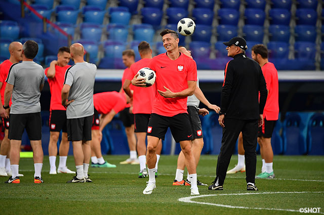 ポーランド代表前日練習【2018FIFAワールドカップ ロシア】