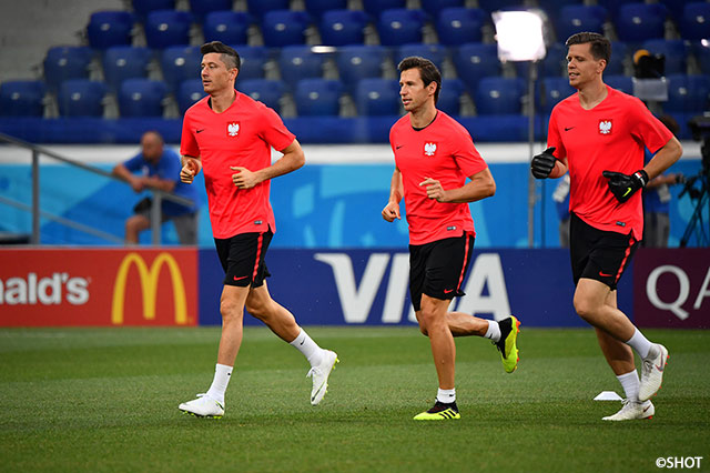 ポーランド代表前日練習【2018FIFAワールドカップ ロシア】