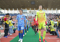 入場する両チームの選手たち【天皇杯 2回戦 名古屋vs奈良】