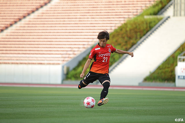 8人目のキッカーを務めた八反田 康平（名古屋）【天皇杯 2回戦 名古屋vs奈良】