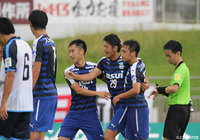 ヘディングシュートで先制点を決めた畑 潤基(沼津/#29)【明治安田J3 第17節 沼津vsYS横浜】