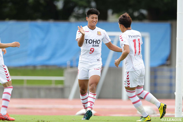 2ゴールで勝利の立役者となった武 颯（福島/#9）【明治安田Ｊ３ 第17節 F東23vs福島】