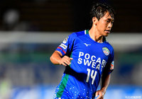 2トップの一角として先発出場した杉本 竜士（徳島）【明治安田Ｊ２ 第22節 徳島vs熊本】