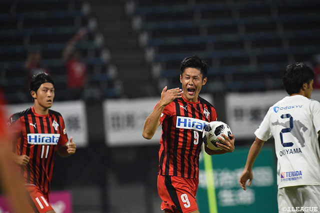 安 柄俊（熊本）が2得点を決め、試合を振り出しに戻した【明治安田Ｊ２ 第23節 熊本vs町田】