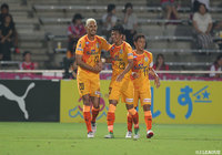 追加点を奪った北川 航也(清水/#23)。これで今シーズン6点目を記録【明治安田J1 第16節 清水vsC大阪】