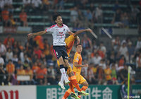 先発フル出場を果たした杉本 健勇（Ｃ大阪）。