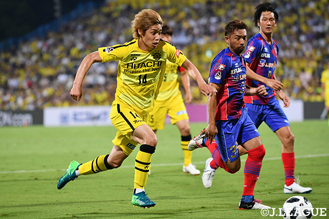 この日もキレのある動きを見せた伊東　純也（柏）だったが、チームにゴールをもたらすことはできず【明治安田Ｊ１第16節柏vsFC東京】