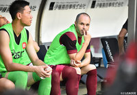 注目のアンドレス イニエスタはベンチからのスタートとなった【明治安田Ｊ１ 第17節 神戸vs湘南】