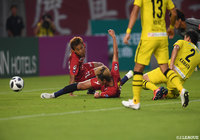 鈴木 優磨（鹿島/#9）が自身のシュートのこぼれ球を押し込み泥臭くゴール！【明治安田Ｊ１ 第17節 鹿島vs柏】