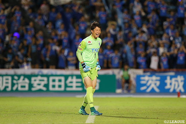 4試合連続で出場の竹重 安希彦（栃木）。出場した試合では未だに失点を