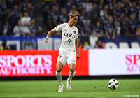 2試合連続ゴール中の鈴木 優磨（鹿島）だが、この日は不発。中2日の過密日程が影響したか【明治安田Ｊ１ 第18節 Ｇ大阪vs鹿島】