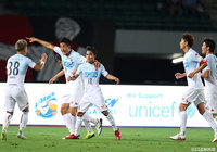 勝ち越しとなるゴールを奪ったチャナティップ(札幌/#18)。今シーズン4ゴール目をマーク【明治安田J1 第19節 長崎vs札幌】