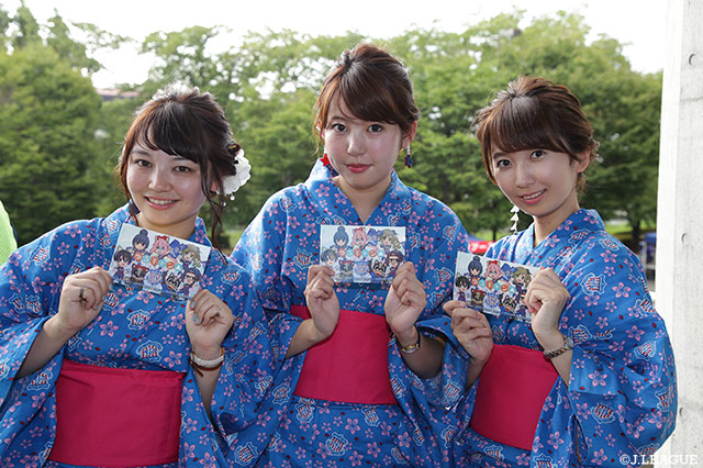 人気アニメ「ゆるキャン△」とヴァンフォーレ甲府がコラボ♪【明治安田Ｊ２ 第27節 甲府vs福岡】