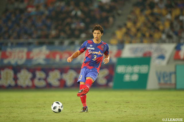 守備だけでなくCKからヘディングシュートを放つなど攻守に貢献した森重 真人（FC東京）【明治安田Ｊ１ 第20節 FC東京vs神戸】