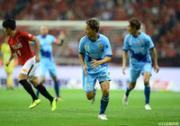 惜しいシュートを放つなど何度か見せ場を作った翁長 聖(長崎)【明治安田J1 第20節 浦和vs長崎】