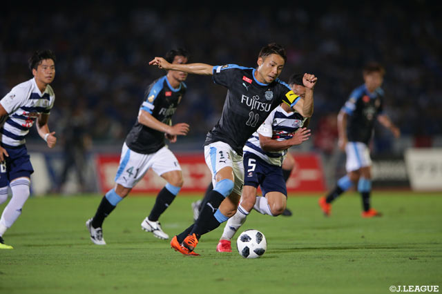 小林 悠（川崎Ｆ）は後半にも1点を挙げ勝利に大きく貢献した【明治安田Ｊ１ 第20節 川崎Ｆvs横浜FM】