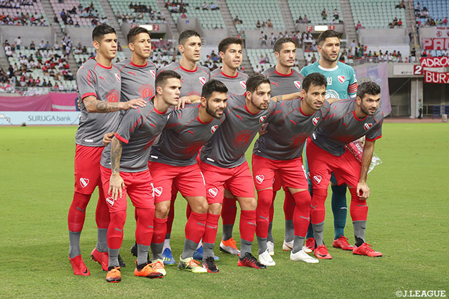 インデペンディエンテのスターティングメンバー。アルゼンチン代表のマキシミリアノ メサなど豪華なメンバーがスタメンに名を連ねる【スルガ銀行チャンピオンシップ2018 Ｃ大阪vsインデペンディエンテ】