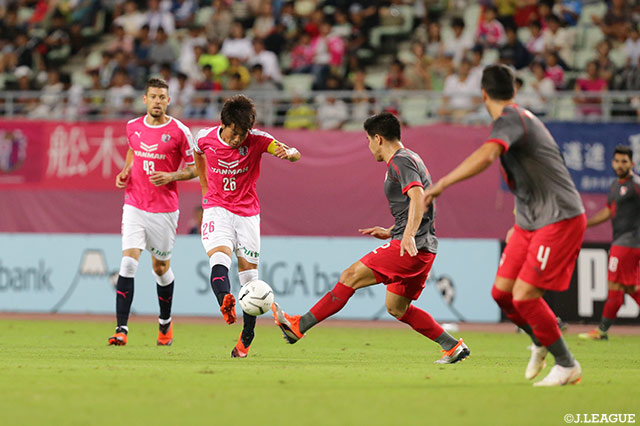 タイトルが懸かった重要な一戦でゲームキャプテンを務める秋山 大地（#26）【スルガ銀行チャンピオンシップ2018 Ｃ大阪vsインデペンディエンテ】