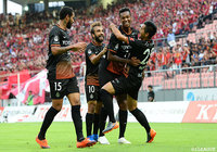 こぼれ球に反応したジョー（名古屋/#7）が押し込み3試合連続となるゴールを決める【明治安田Ｊ１ 第21節 名古屋vs鹿島】