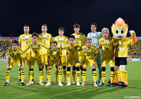 柏のスターティングメンバー。ナタン ヒベイロ（#3）が来日後、初めてスタメンに名を連ねた【明治安田Ｊ１ 第21節 柏vs仙台】