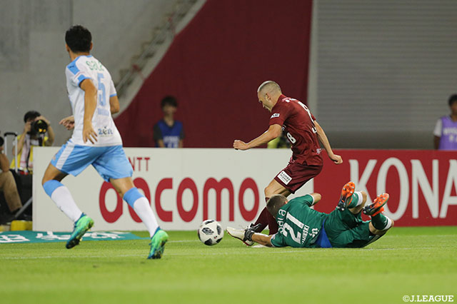 日本中の、世界中のサッカーファンが待っていたイニエスタ（神戸）の初ゴール！【明治安田Ｊ１ 第21節 神戸vs磐田】