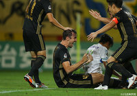 55分、ハーフナー マイク（仙台）が豪快に頭で合わせ点差を2点に広げる！これが移籍後初ゴール！【明治安田Ｊ１ 第22節 仙台vs湘南】