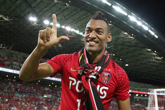 ハットトリックの活躍で勝利に貢献したファブリシオ（浦和）。加入後、6試合で5ゴールと絶好調！【明治安田Ｊ１ 第22節 浦和vs磐田】