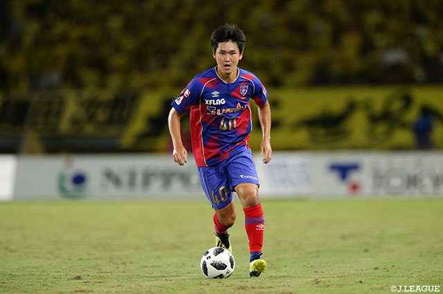 86分に投入された18歳の平川 怜（FC東京）。今シーズンのＪ１初出場となった【明治安田Ｊ１ 第22節 FC東京vs柏】