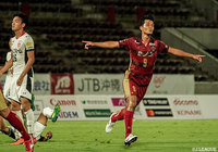 この試合2ゴールを奪った富樫 佑太（琉球）【明治安田Ｊ３ 第20節 琉球vs盛岡】