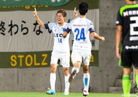 75分、カウンターから北爪 健吾（#14）が試合を決める3点目を奪う！【明治安田Ｊ２ 第30節 松本vs横浜FC】