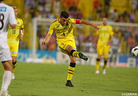 21分、24分と立て続けにゴールを奪ったクリスティアーノ（柏）。約4か月ぶりとなる得点になった【明治安田Ｊ１ 第24節 柏vs長崎】