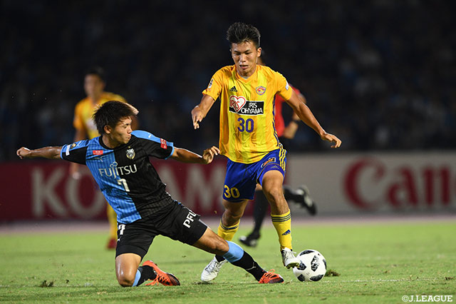 3試合連続ゴール中の西村 拓真（仙台）だが、リーグ1の堅守を誇る川崎Ｆ守備網を破ることはできなった【明治安田Ｊ１ 第24節 川崎Ｆvs仙台】