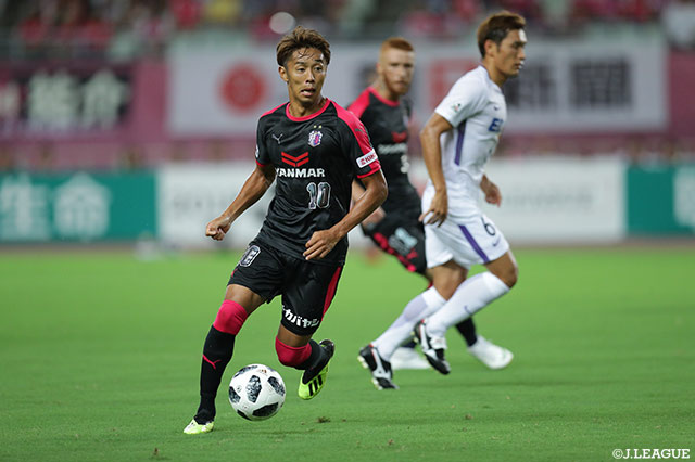 先発フル出場を果たした清武 弘嗣（Ｃ大阪）。パスやシュートなどでチームを牽引するも得点には繋がらず【明治安田Ｊ１ 第24節 Ｃ大阪vs広島】