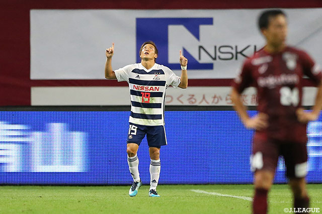 85分に途中出場の仲川 輝人が決め、横浜FMが貴重な追加点を挙げる！【明治安田Ｊ１ 第24節 神戸vs横浜FM】