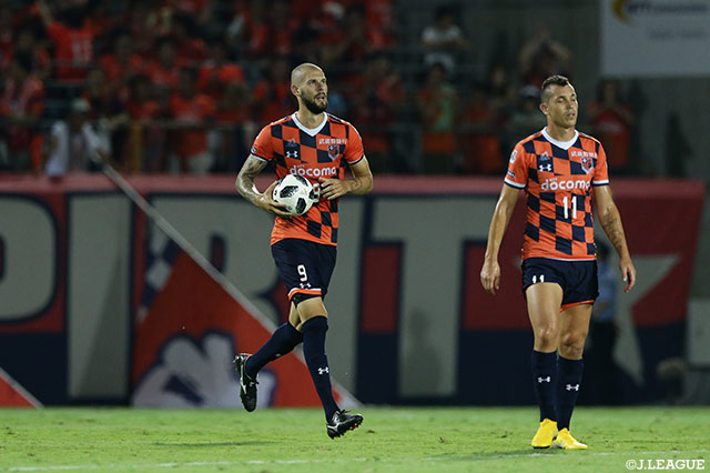 ロビン シモヴィッチ（大宮/#9）が後半ATにチームを敗戦から救う値千金のゴールを決める！【明治安田Ｊ２ 第30節 大宮vs山口】