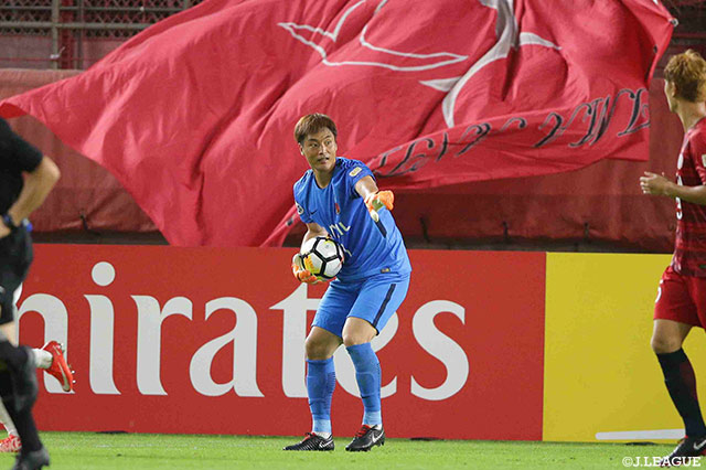 天津権健の攻撃を無失点に抑えたクォン スンテ（鹿島）【ACL 準々決勝 第1戦 鹿島vs天津権健】