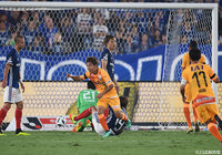 PA左からのグラウンダーのクロスに金子 翔太（清水）がダイレクトで合わせてゴール！試合を振り出しに戻す【明治安田Ｊ１ 第18節 横浜FMvs清水】