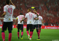 ソウザ(#11)が強烈なシュートを叩き込み、C大阪が逆転に成功する【明治安田J1 第25節 浦和vsC大阪】